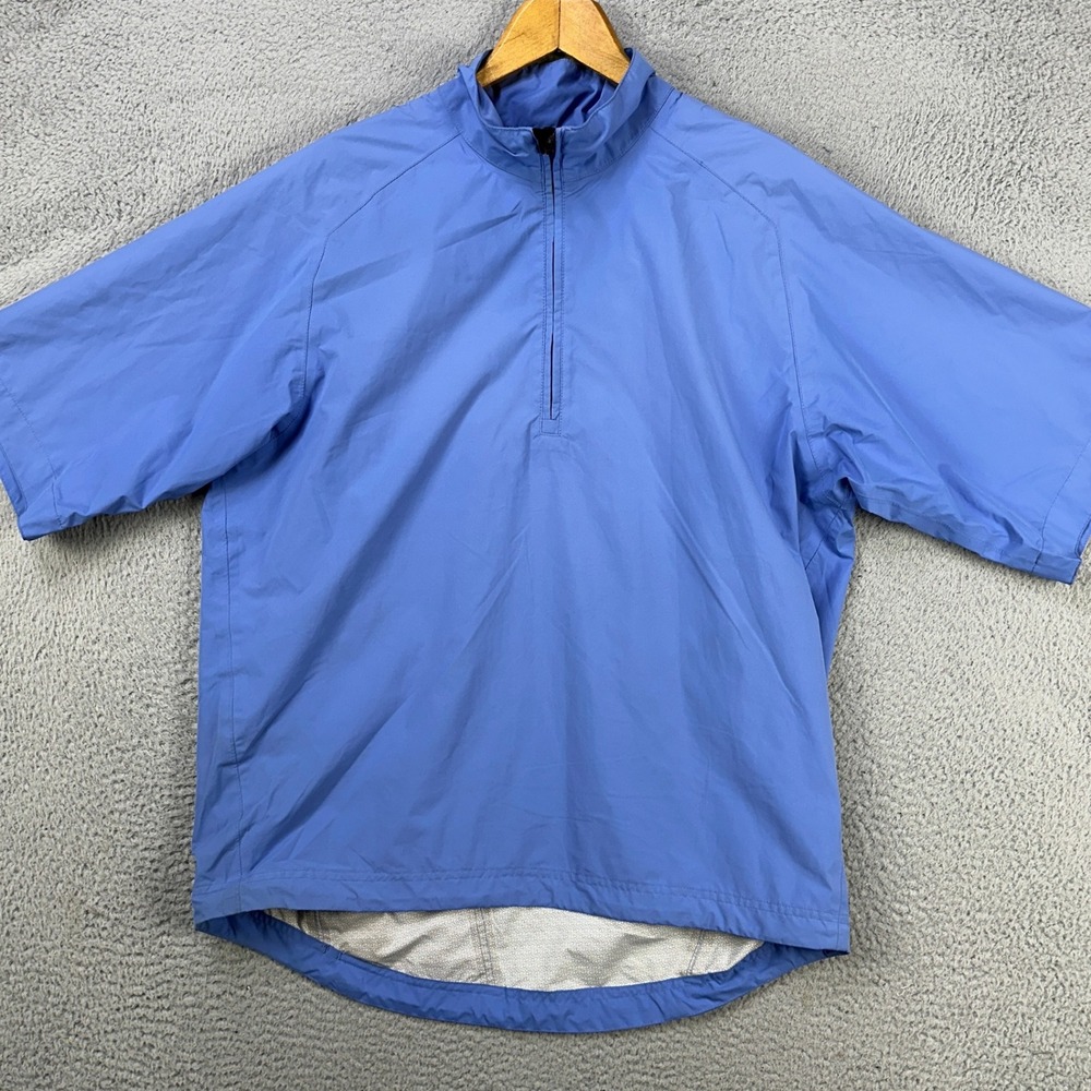 Zero Restriction Men Pullover Jacket Large Blue Q… - image 3